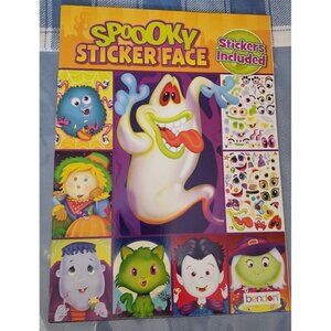 Sticker Books for Kids Spoooky Sticker Face Activity Book